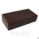 Тротуарная плитка "Кирпичик 100х200х55", цвет коричневый