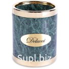 Стакан для карандашей Delucci, зеленый мрамор