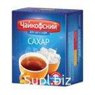 Сахар-рафинад «Чайкофский», 0,5 кг (98 кусочков, 15×16×21 мм), высший сорт по ГОСТу, картонная упаковка