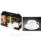 Wilmax England cappuccino cups and saucers by Julia Vysotskaya (branded box).