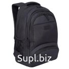 Рюкзак Grizzly, 31*48*24см, 2 отделения, 4 кармана, укрепленная спинка, черный