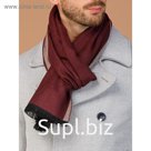 Шарф мужской 30×180 см, бордовый