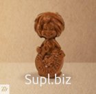 Шоколадная фигурка "Домовёнок на счастье", молочный шоколад