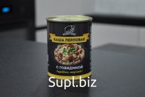 Каша перловая с говядиной