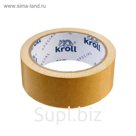 Лента двусторонняя Kroll, клейкая, РVC, 38 мм х 10 м