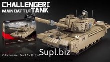 Конструктор XingBao Британский танк Challenger 2 1441 дет. в коробке 54х7.5х39 см