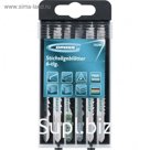 Набор полотен Gross 78290, для электролобзика, по дереву, 6шт., Profi, пластиковый кейс