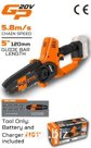 CORDLESS PRUNING SAW (INDUSTRIAL) - 2AH BATTERY 2PCS AND 1 PC CHARGER [ 92 + 70 + 70 + 35 =
267]