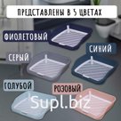 Туалет-лоток для собак мелких и средних пород с высоким бортиком, столбиком м сеткой