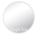 5055-Z2 (1) Зеркало интерьерное настенное в круглом корпусе из металла  d=50см, белый