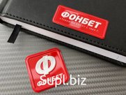 Скрепки с логотипом и рельефные наклейки