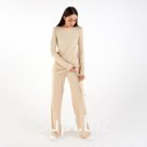 Костюм женский (джемпер, брюки) MIST, размер 40, бежевый