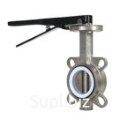 Затвор дисковый межфланцевый AISI304, DN80 (3"), PN16, PTFE