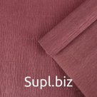 Бумага креп, простой, цвет бордовый, 0,5 х 2,5 м
