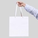 Пакет под торт 30х30х30cm Белый