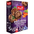 Котлеты чечевичные белковые "Вышний город" с овощами и льном, 270 г