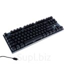 Клавиатура Gembird KBW-G540L, игровая, беспроводная, подсветка, механическая, 87 клавиш
