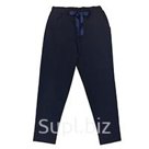 Ш 20 Брюки трикот. для девочки артикул 22-5046 размер: 140-68-60 Т.синий
