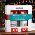 Набор №1291 Compliment Universal Team Man only: Крем для лица, 200 мл, Шампунь, 200 мл