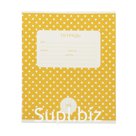 "SVETOCH" Notebook "Polka dots" (SVT_180221_04 ocher; SVT_180221_03 pink; SVT_180221_02 yellow; SVT_180221_01 lilac; SVT_180221_05 turquoise) A5 18 sh. on a bracket , whiteness 100 % . cell