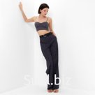 Брюки женские в клетку MINAKU: Classic, серые, размер 48