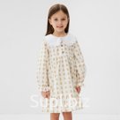 Платье детское с воротником KAFTAN «Капелька», размер 28 (86-92 см)