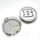 Колпачок в диск Брабус хром 71-74 мм 04167