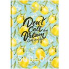 Бизнес-блокнот А5 80л., OfficeSpace "Стиль. Bright lemons", матовая ламинация