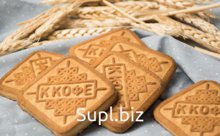 Сахарное печенье "К кофе" топленое молоко