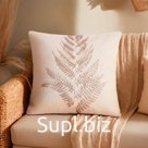Наволочка декоративная Этель «Leaf», 40х40 см, 100 п/э, велюр