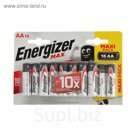 Батарейка алкалиновая Energizer Max +PowerSeal, AA, LR6-16BL, 1.5В, блистер, 16 шт.