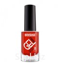 Лак для ногтей стойкий глянцевый GEL FINISH тон 04 Красная клубника Luxvisage, 9 г