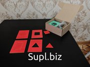 Игровой набор "Деревянные карточки" 16 шт ( 4 цвета 4 фигуры)