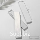 Коробочка подарочная под браслет/цепочку/часы, «Стёганая», 21×4 см, белая, вставка белая