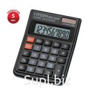 Калькулятор настольный Citizen SDC-022S, 10 разр., двойное питание, 87*120*22мм, черный