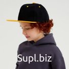 Бейсболка с прямым козырьком для мальчика MINAKU, размер 54, цвет чёрный/жёлтый