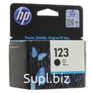 Картридж струйный HP (F6V17AE) Deskjet 2130, №123, чёрный, оригинальный, ресурс 120 стр.