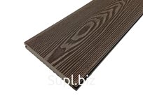 Палубная доска полнотелая из ДПК марки HOLZHOF Solid, 150*18*6000мм, венге, П6