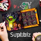 Кэт 9, ДЯДЕЗАВРУ, молочный шоколад, 45 гр. TM Chokocat