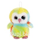 Игрушка мягкая cова разноцветная 15см, без чипа, в пак. "МУЛЬТИ-ПУЛЬТИ" в кор.180шт