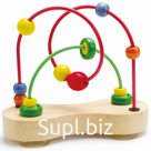 Игрушка «Детский деревянный лабиринт: Цветные шарики»