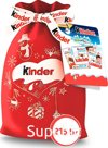 Набор кондитерских изделий Kinder Mix Мешок Деда Мороза, 215,5 гр., ткань