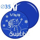 Sled-ice with print 35 cm blue Article: МТ13117