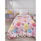 Плед Happy teddy bear, размер 150х200 см, цвет розовый