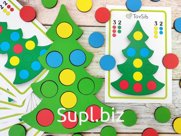 Мозаика "Наряжаем ёлку"