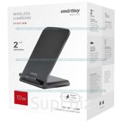 Автомобильное ЗУ Smart Buy 10 Вт, черный, беспроводная, гравит., держатель для вент, решетки, 5-9В