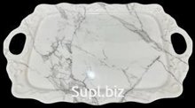 Поднос пластик "Мрамор" 30х24 см Артикул: RA-4104