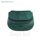279-63 2121 Женская сумка замшевая Ludor Зеленый