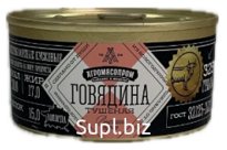 Консервы мясные "Говядина тушеная" ГОСТ