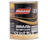 Эмаль по металлу Parade Z1 гладкая RAL 8017 шоколадный, 0,75 л